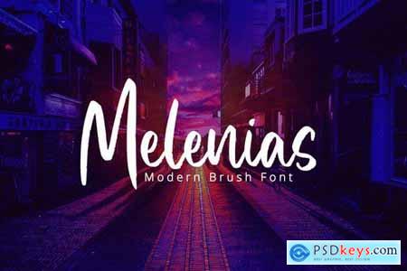 Melenias - Casual Brush Font