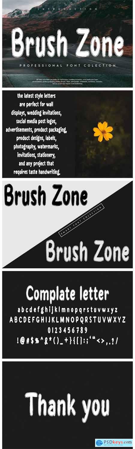 Brush Zone Font