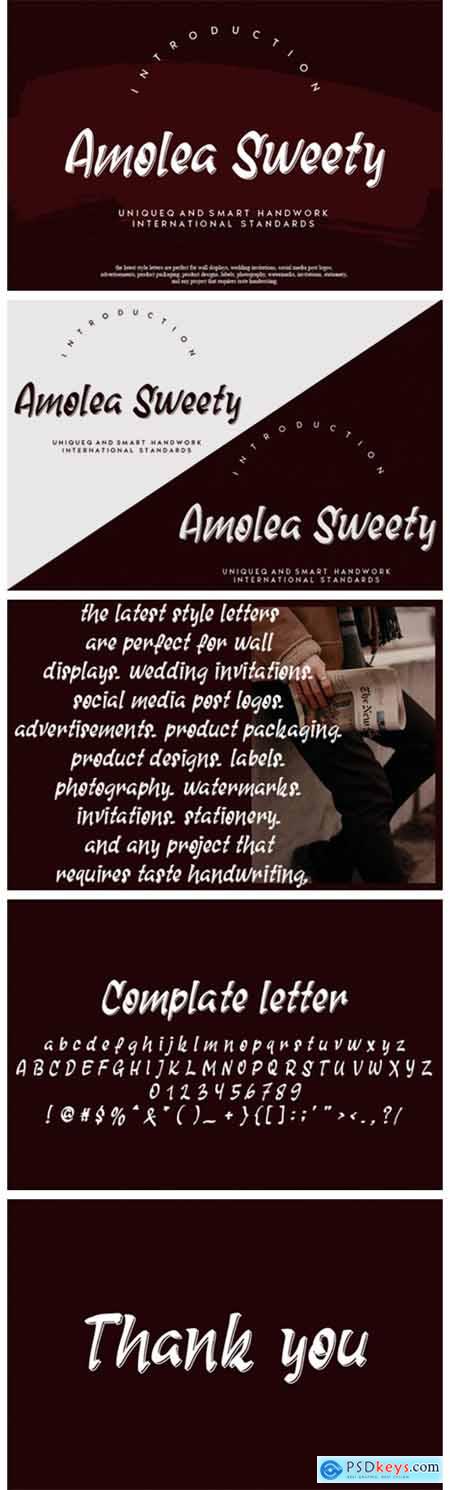 Amolea Sweety Font
