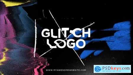 Glitch Distortion Logo Intro 28030565
