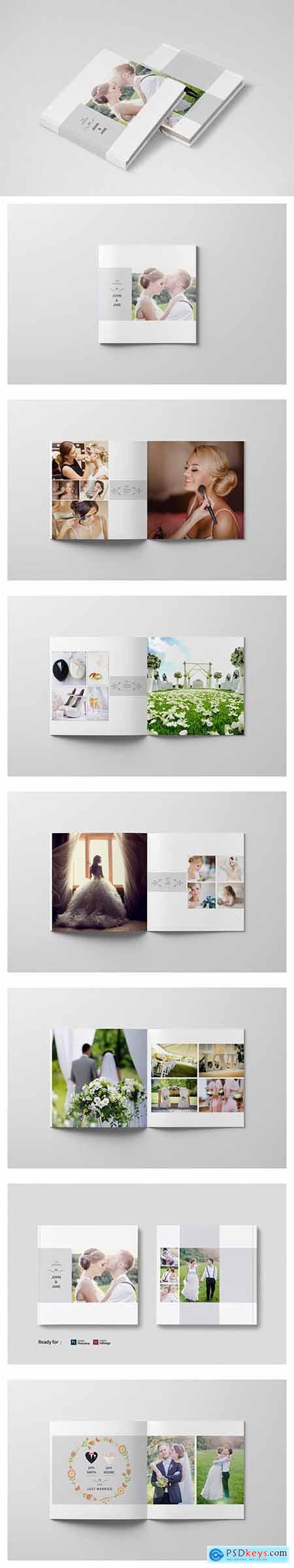 Wedding Album template » Free Download Photoshop Vector Stock image Via