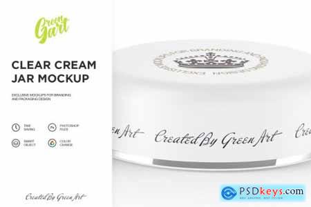 3 PSD Clear Cream Jar Mockup 2310526