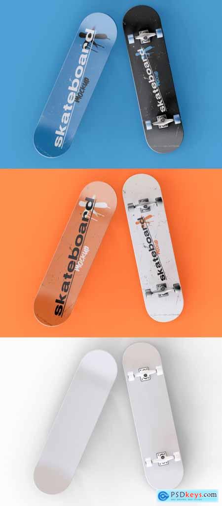 2 Skateboards Mockup 369759739