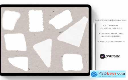 Torn Paper Kit for Procreate