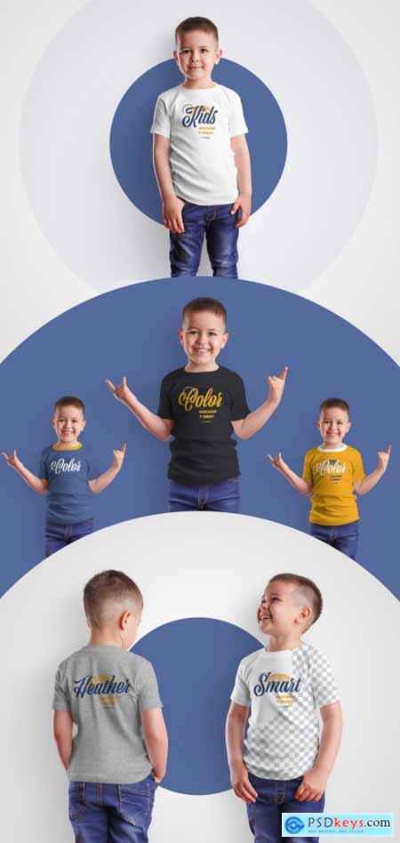 4 Kids T-Shirt Mockups for Boys 370583319