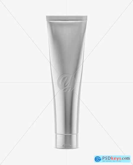 Glossy Metall Cosmetic Tube Mockup 65386