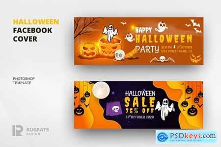 Halloween Facebook Cover Template