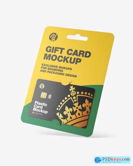 Gift Card Pack Mockup 65322