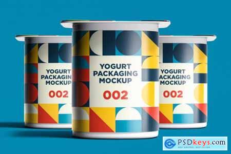 Yogurt Packaging Mockup 002