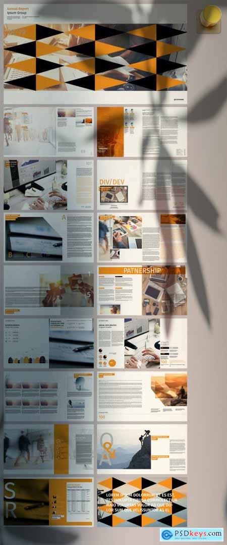 Smart Annual Report Presentation Layout 371495770