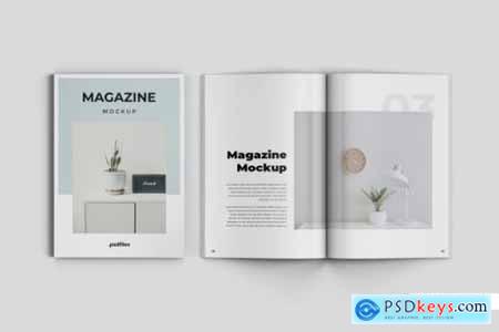 Creative magazine mockup