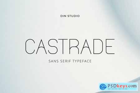 Castrade - Modern Sans Font