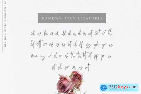 Beauty Signature - Handwritten Font