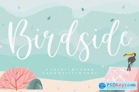 Birdside YH - Wedding Script Font