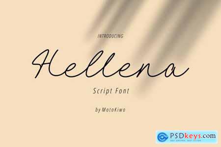 Hellena Script Font