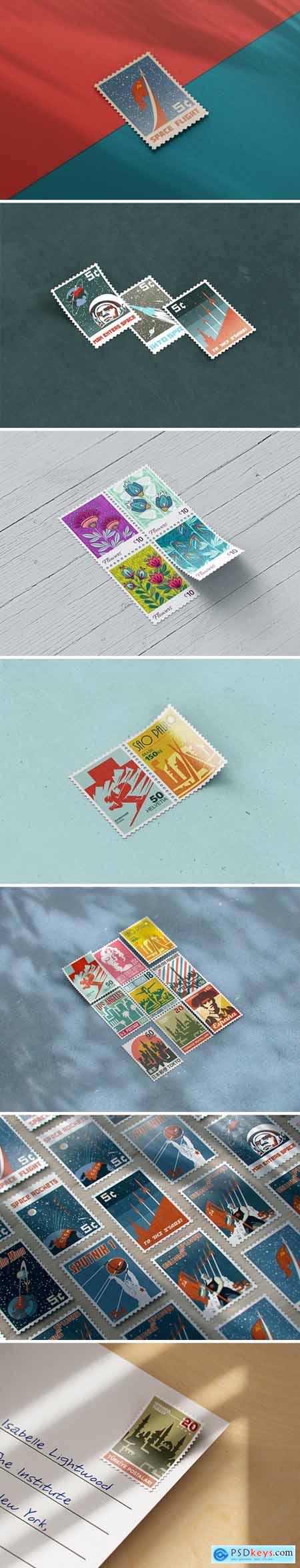 Postage Stamp MockUp v1