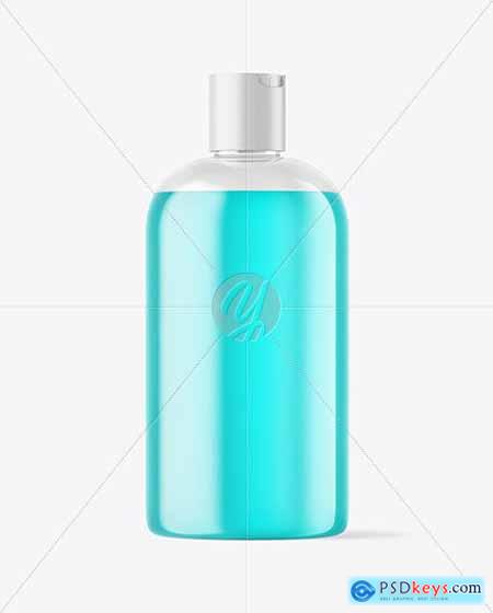 Clear Cosmetic Bottle Mockup 65469