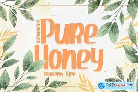 Pure Honey Modern Type