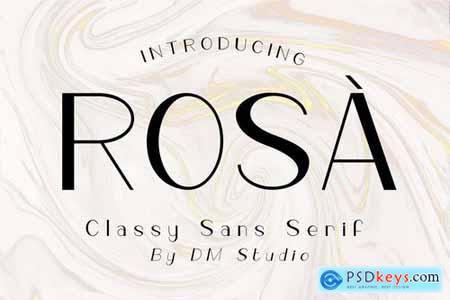 ROSA - Classy Sans Serif