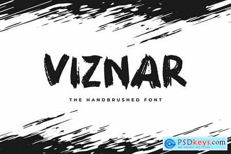 Viznar - The Handbrushed Font