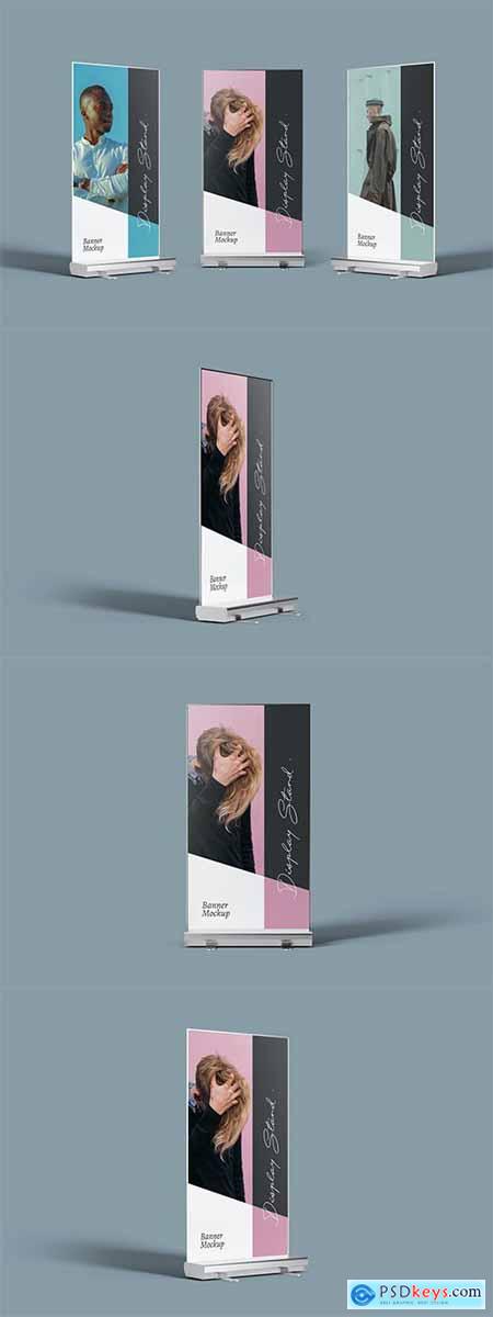 Display Stand Banner Mockups