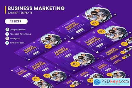 Business Marketing Adwords Banner Template