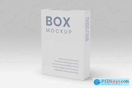 Box mockup standing and laydown