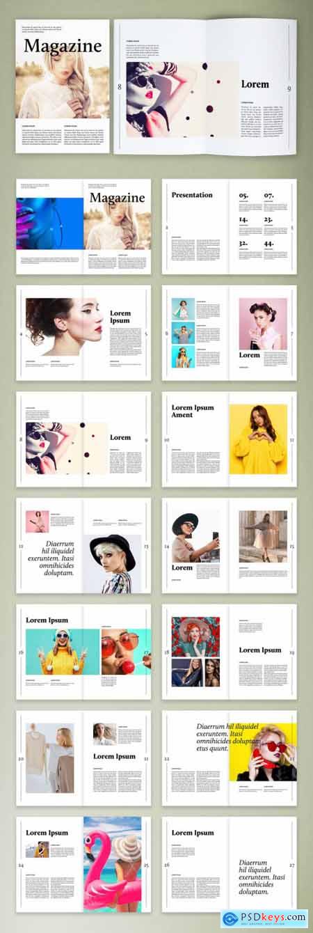 Modern Fashion Lookbook Layout 372037510