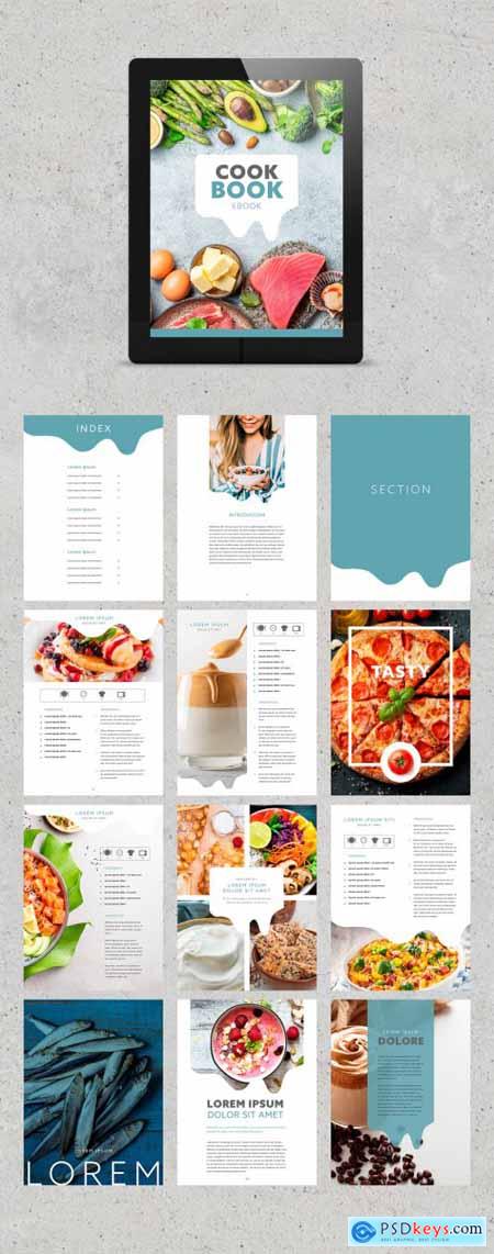Green Cookbook Style Ebook Layout 372037495