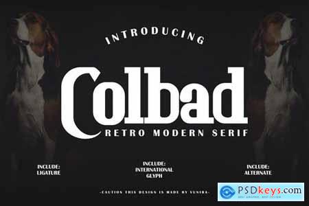Colbad Retro Modern Serif