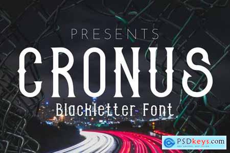 CRONUS - Blackletter font