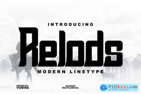 Relods Modern Linetype