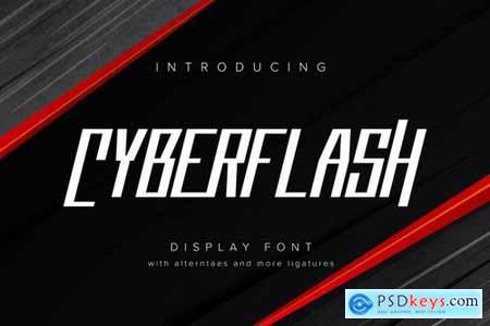 Cyberflash Display Font