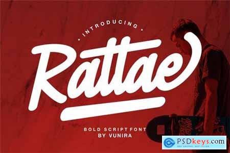 Rattae Bold Script Font