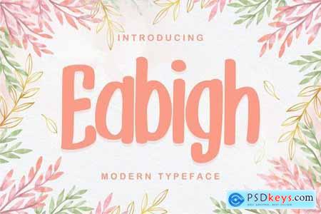 Eabigh Modern Typeface