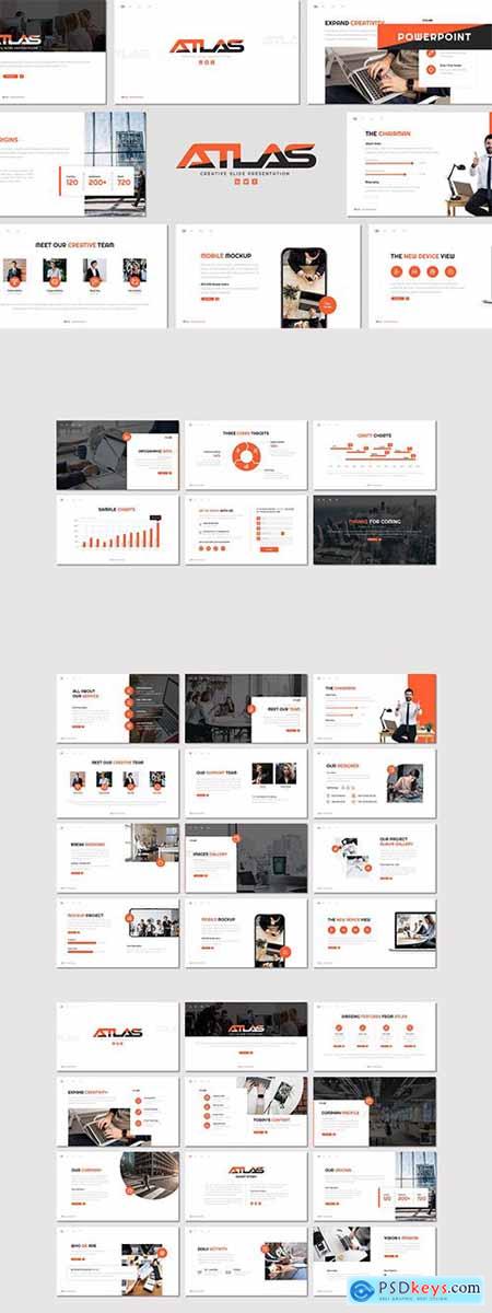 Atlas - Business Powerpoint, Keynote and Google Slides Template
