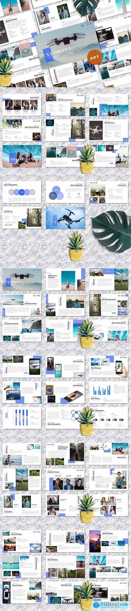 Vedrona - Drone & Photography PowerPoint Template