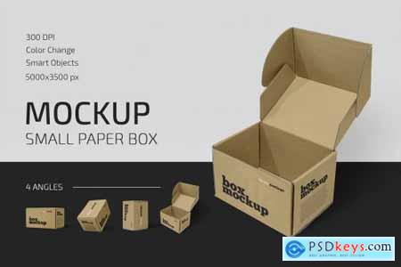 Small Paper Box Mockup Set 5305688