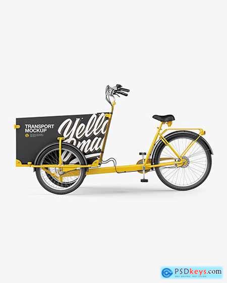 Download Cargo Bike Mockup Left Side View 65717 Free Download Photoshop Vector Stock Image Via Torrent Zippyshare From Psdkeys Com