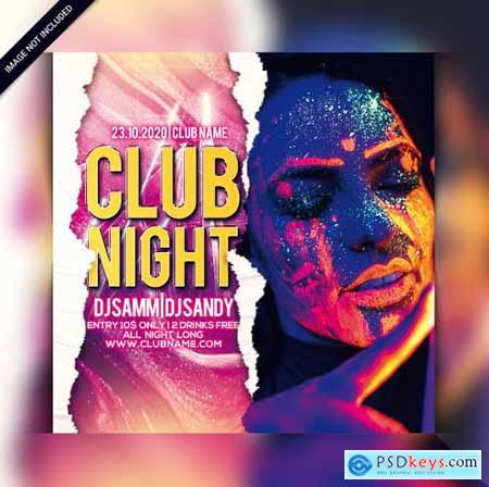 Club night party flyer template872
