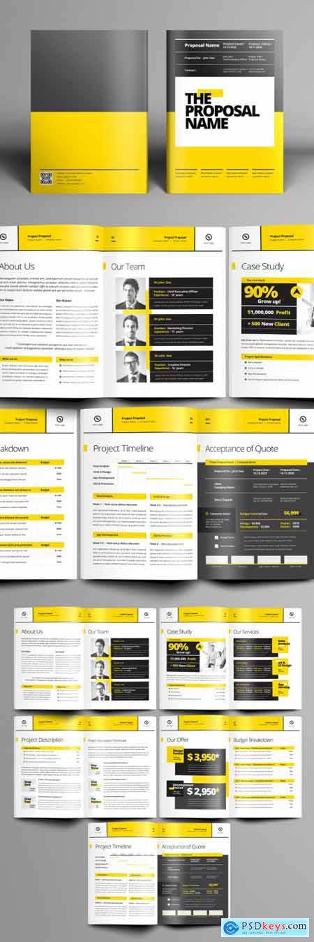 Business Proposal Booklet Layout 372522534