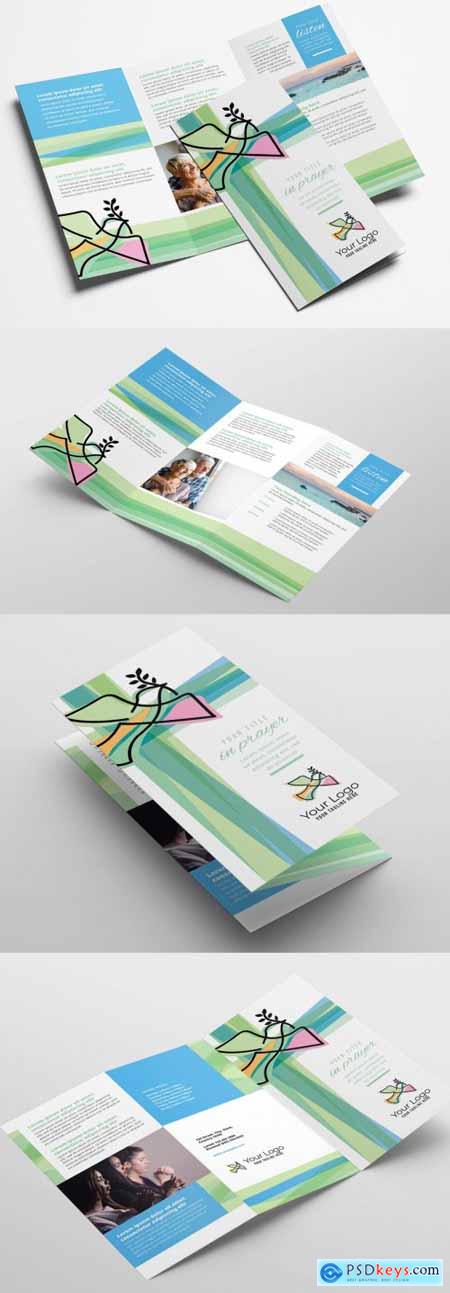Modern Church Trifold Brochure Leaflet 372507787