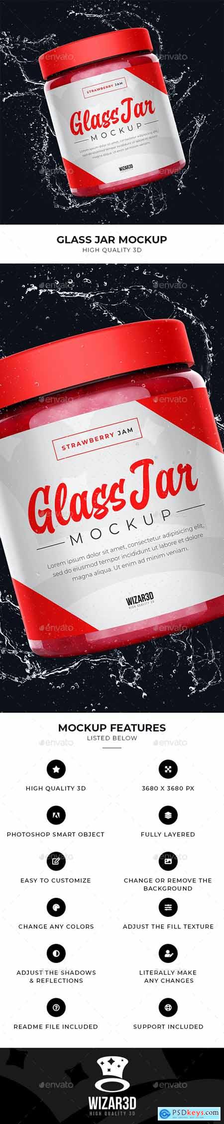Glass Jar Mockup 27672560