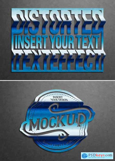 Rippled Text Effect Mockup 372765159