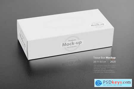 White blank box mockup