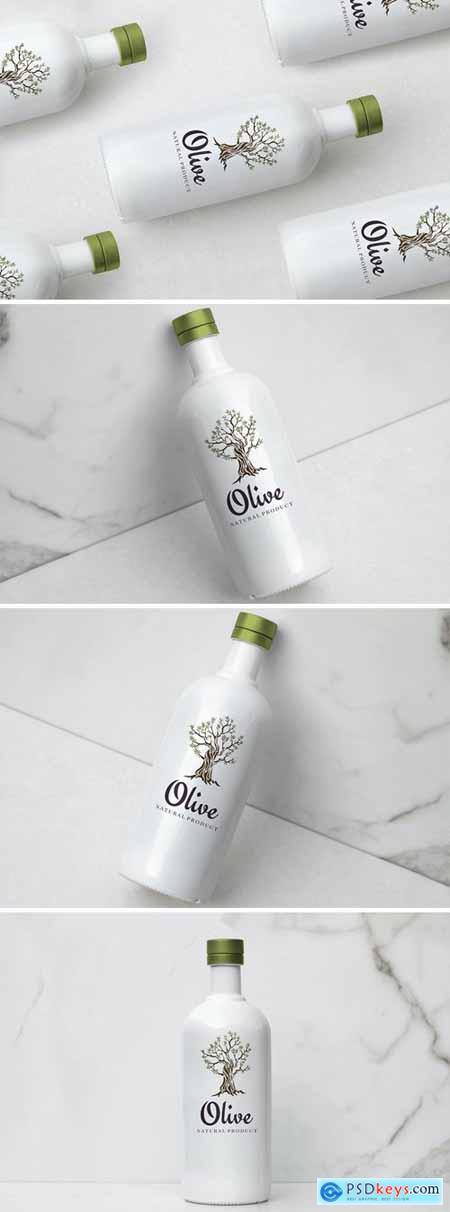 Olive Oil Bottle Mock Up