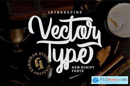 Vector Type Handlettering Font
