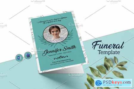 Funeral Program Template - V953 4341525