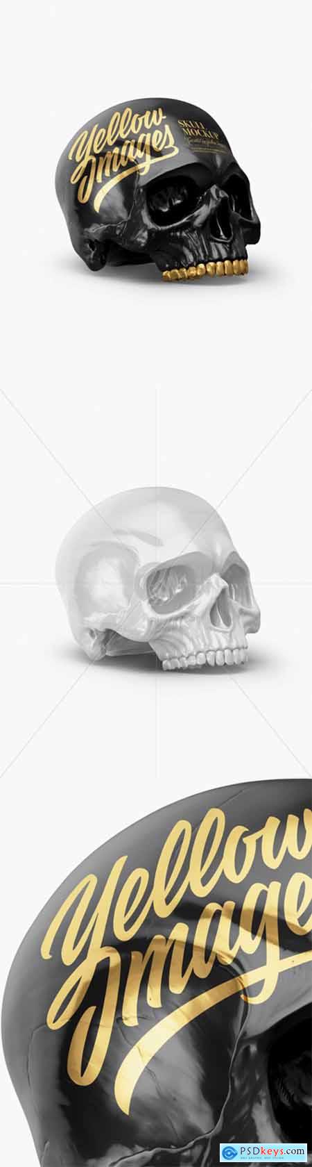 Skull Mockup - Half Side View 20853