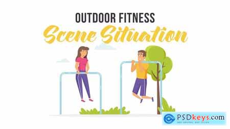 Outdoor fitness - Scene Situation 28256058